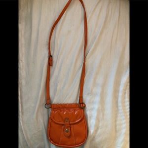 Older Small orange crossbody bag